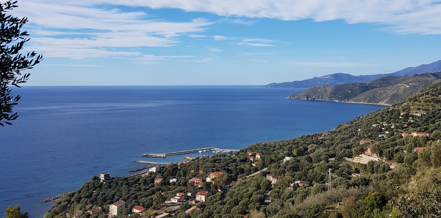 Porto di marina di pisciotta veduta dall'alto il cilentano cilento