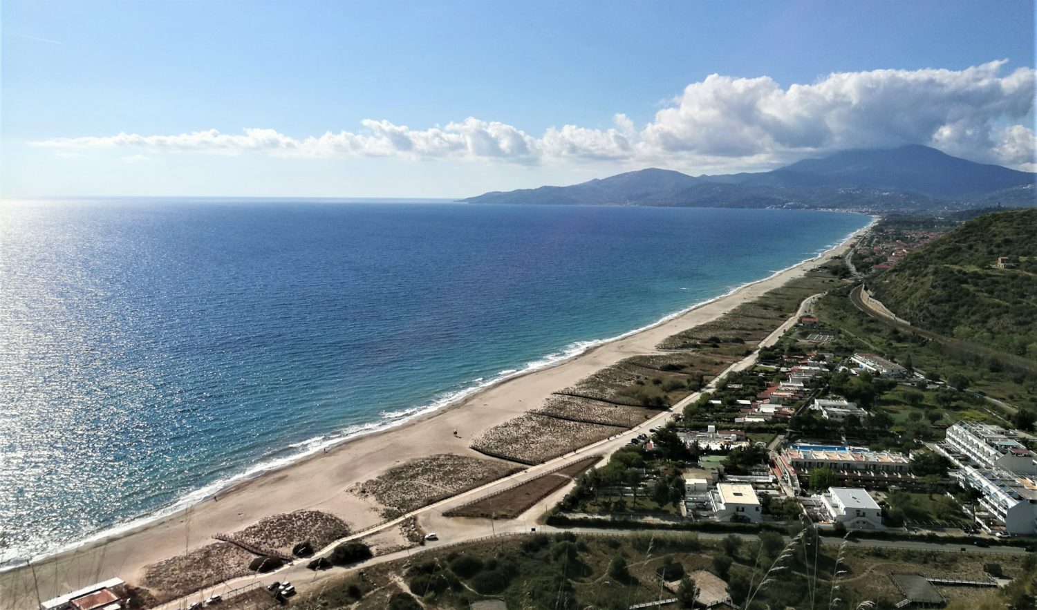 Spiaggia di marina d'ascea la lunga costa il cilentano cilento