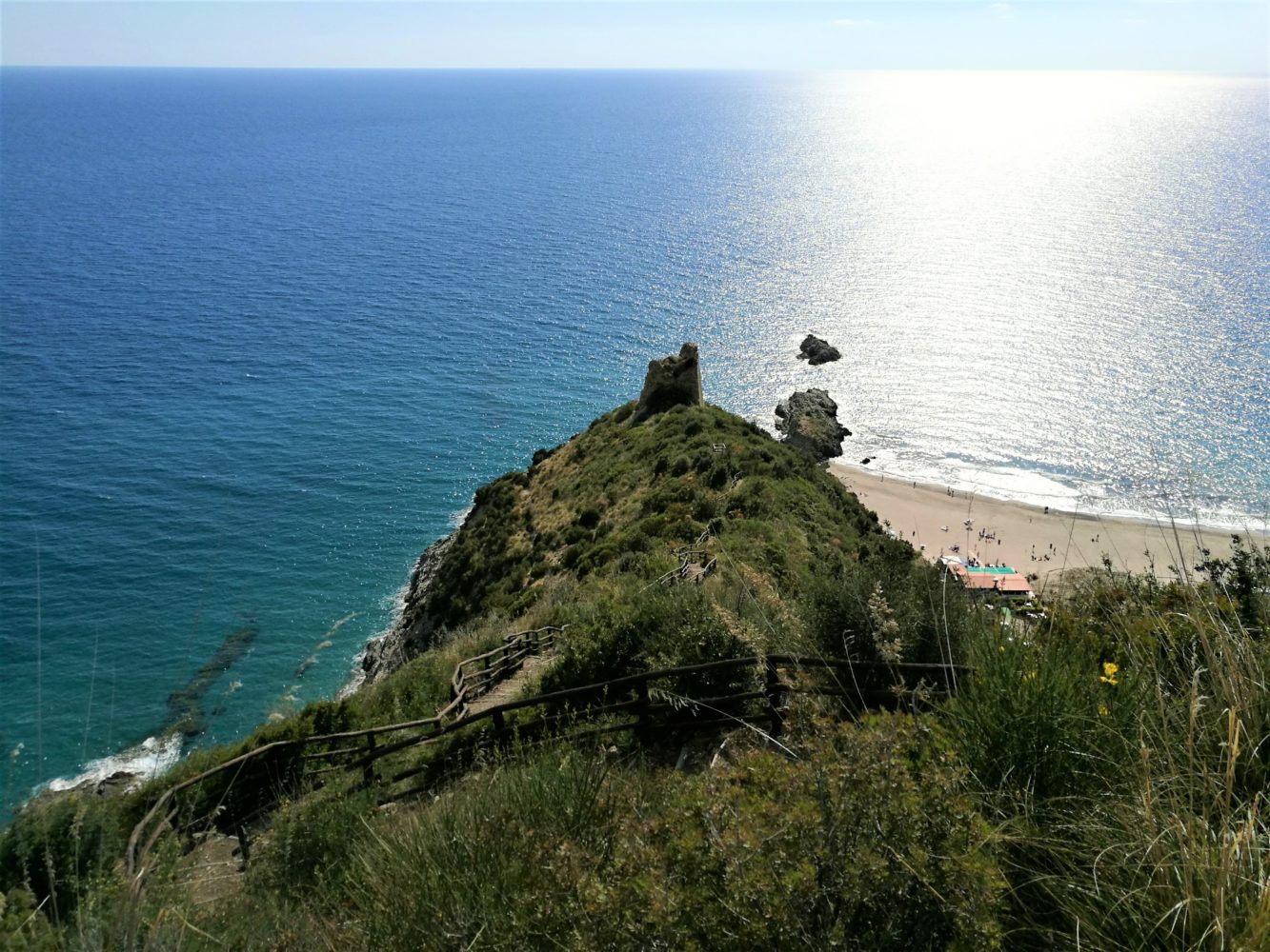 punta del telegrafo sentiero degli innamorati ascea marina il cilentano il cilento