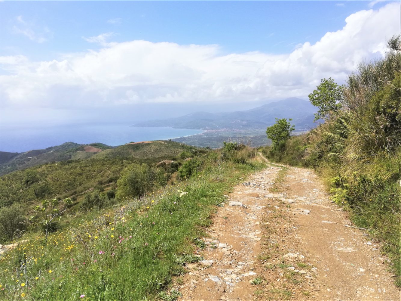 senteiro trekking ascea catona madonna del carmelo il cilentano cilento