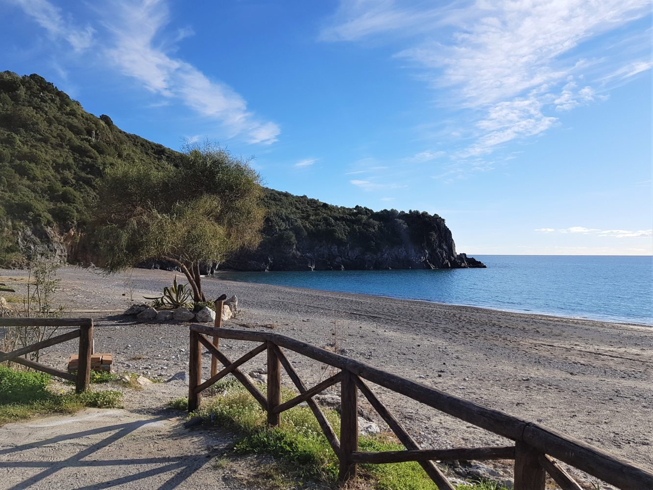 Spiaggia di Lentiscelle a Marina di camerota