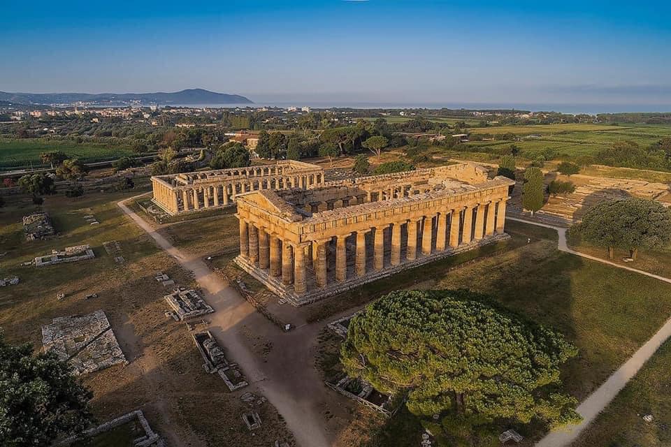 Paestum veduta dall'alto