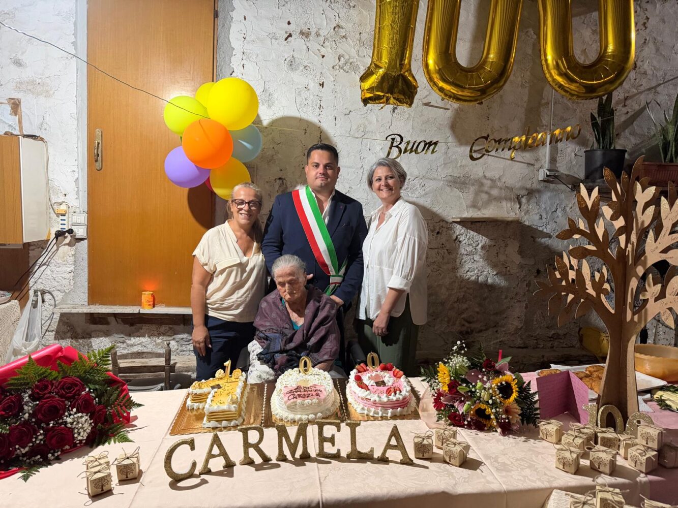 100 anni di Carmela Cesarano di Ascea